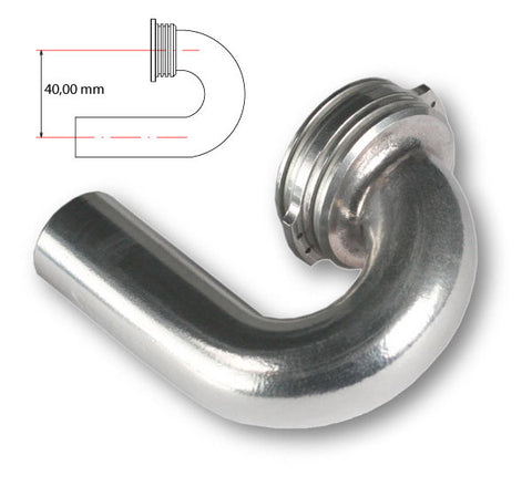 .46 Header Kit, 180 degree (wrap around) Polished with Seal