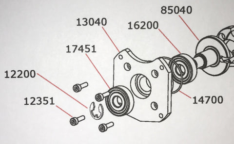 .67 TO-BE Outboard PTO Assembly Parts