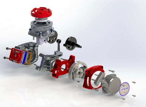 Gas rc boat motor sales